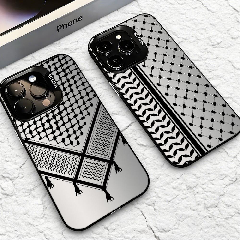 Phone Cases Iphone 11 - غطاء هاتف بتصميم الكوفية الفلسطينية لأجهزة