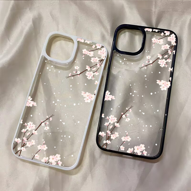 Phone Cases Unique - زهر الكرز الأزهار قضية الهاتف آيفون