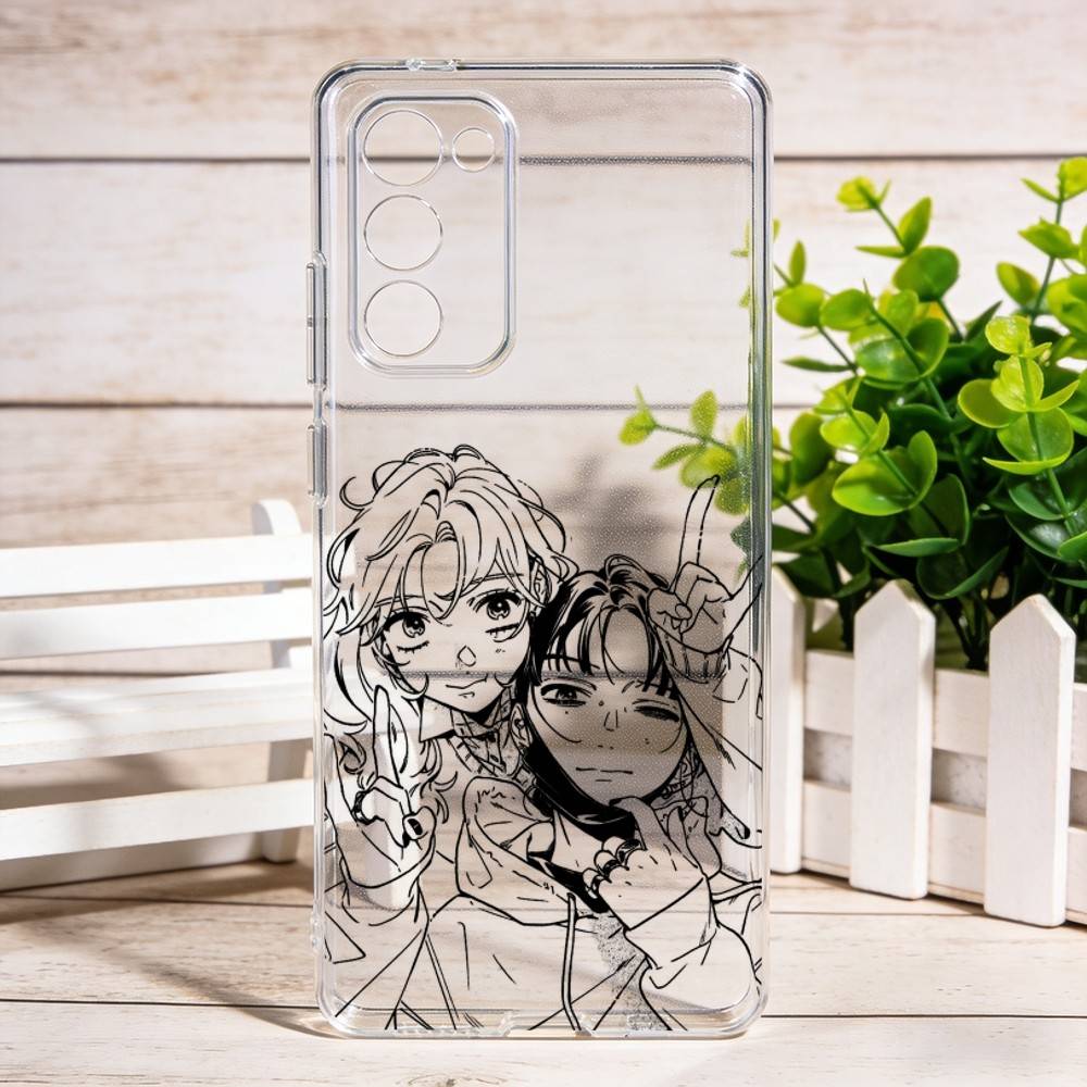 Phone Cases At Shein - غطاء هاتف شفاف بتصميم 