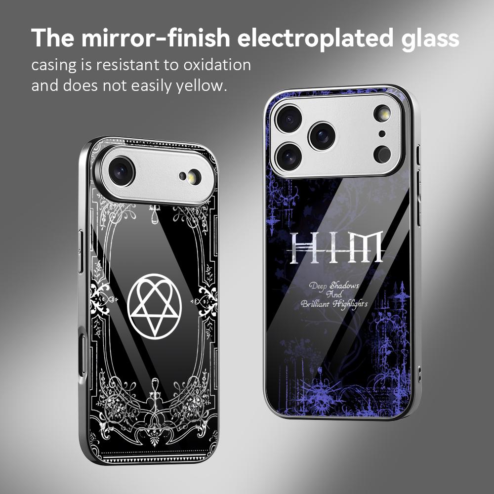 Phone Cases For Iphone 17 - جراب هاتف روك باند H-HIM لهواتف