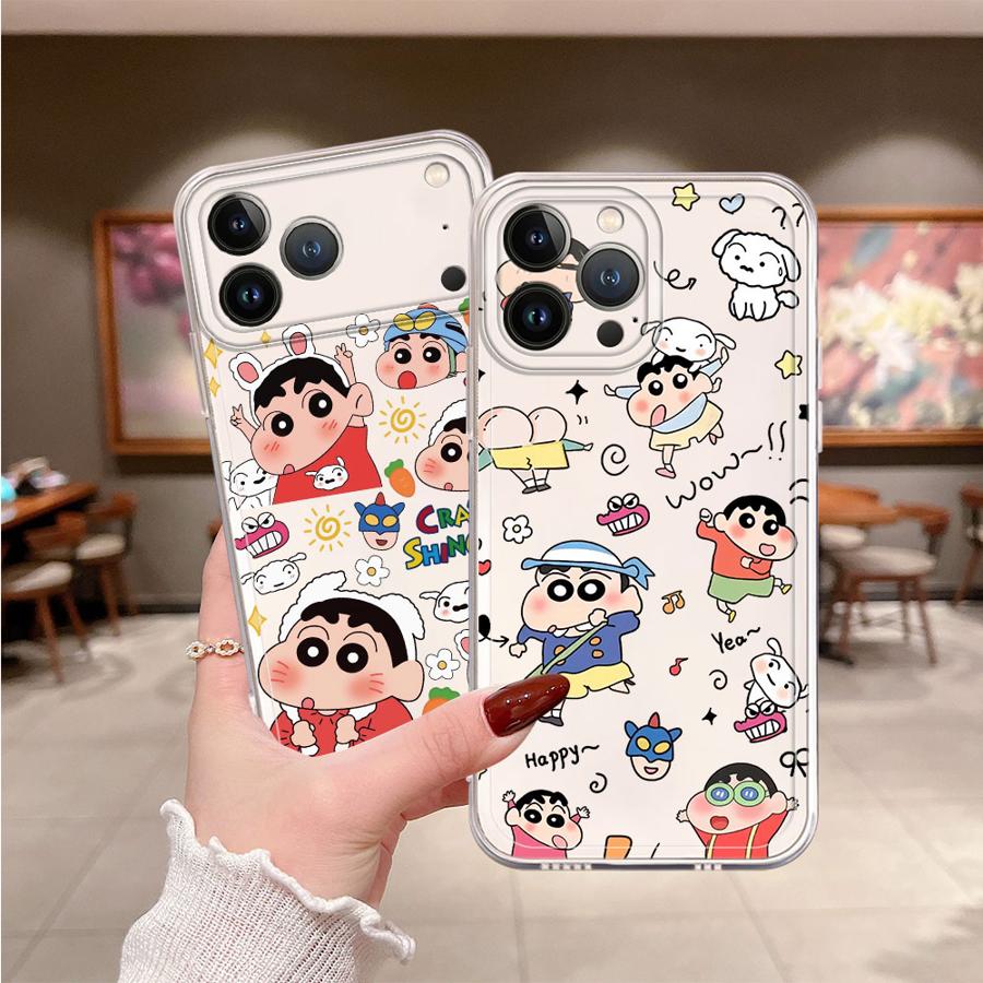 Phone Cases Xs Iphone - جراب هاتف ناعم بتصميم كرايون شين