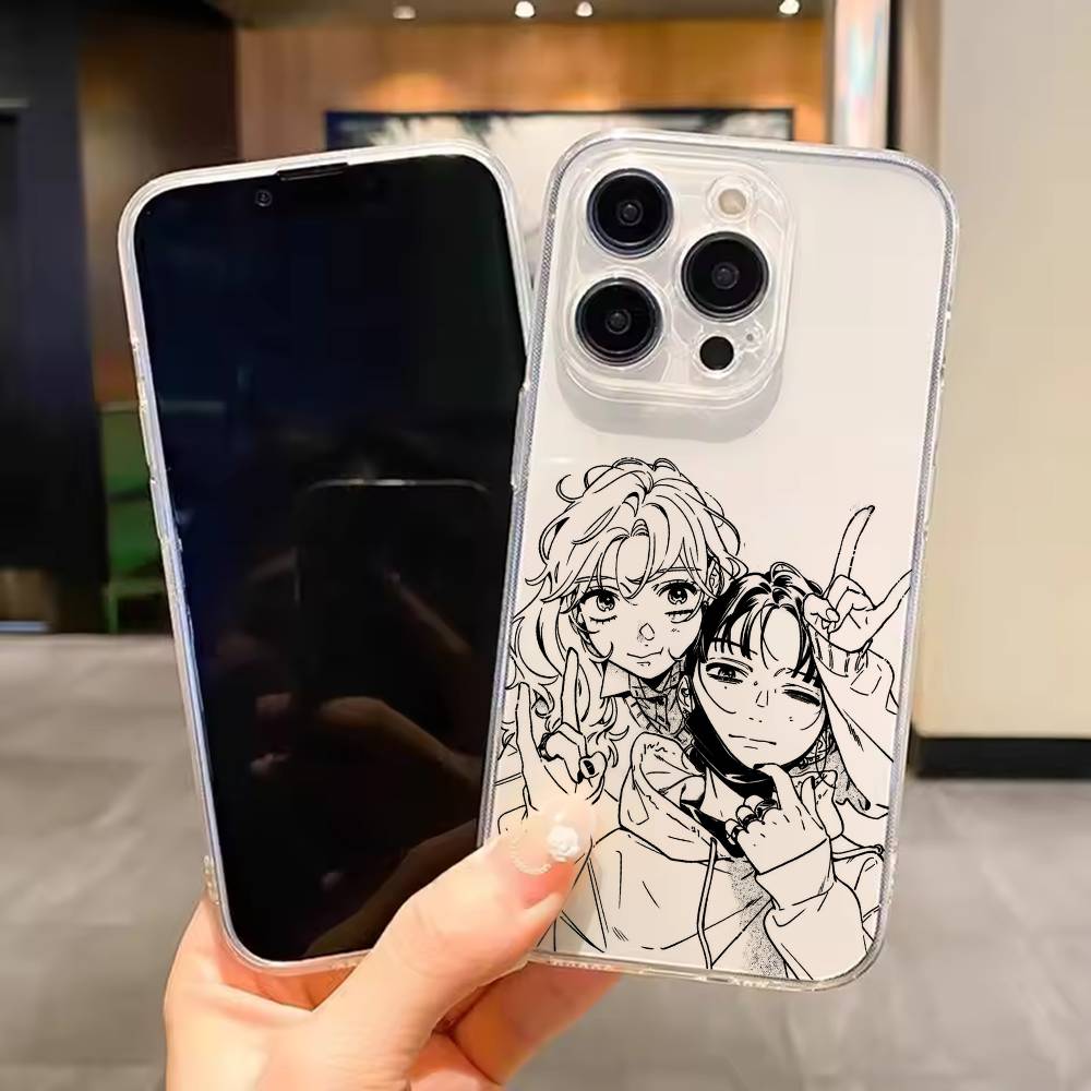 Phone Cases At Shein - حافظة هاتف شفافة بتصميم 'الرجل الذي