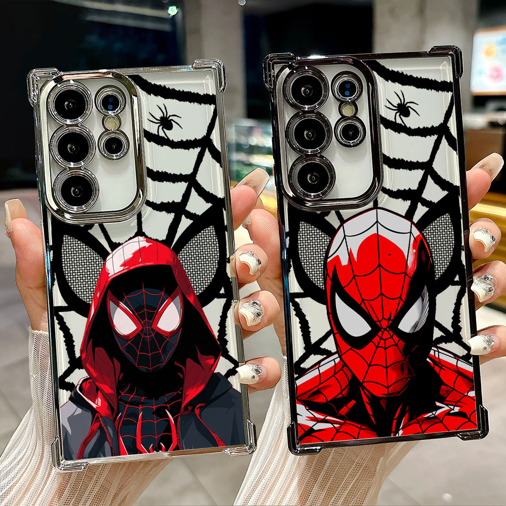 Phone Cases Silicone - غطاء هاتف سبايدرمان مايلز موراليس للأبطال