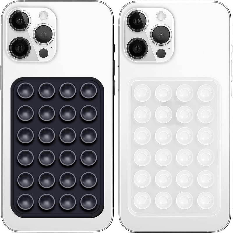 Phone Cases Silicone - حامل هاتف سيليكون لاصق متعدد الوظائف،