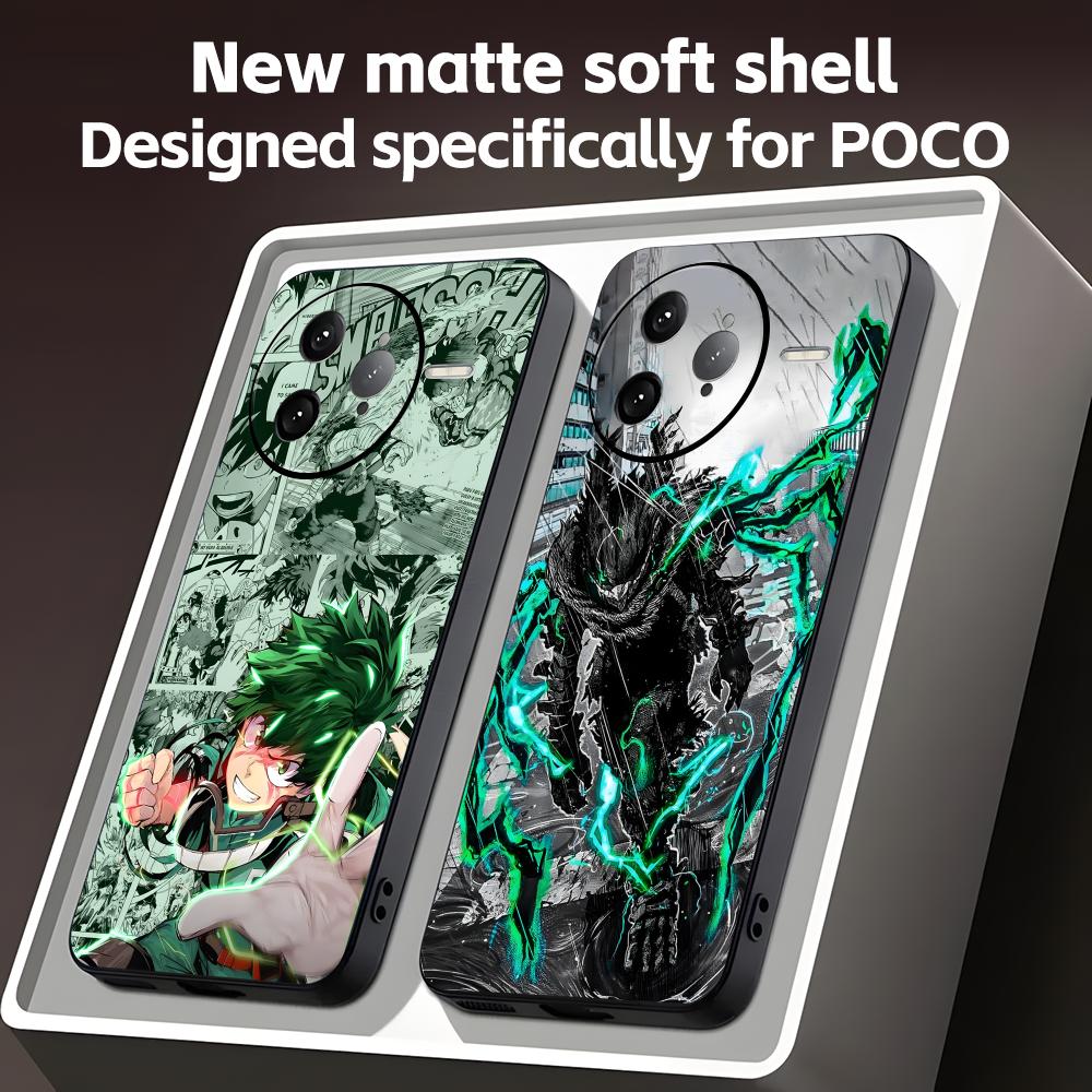 Xiaomi Poco X6 - Deku بطلي الأكاديمية قضية الهاتف ل