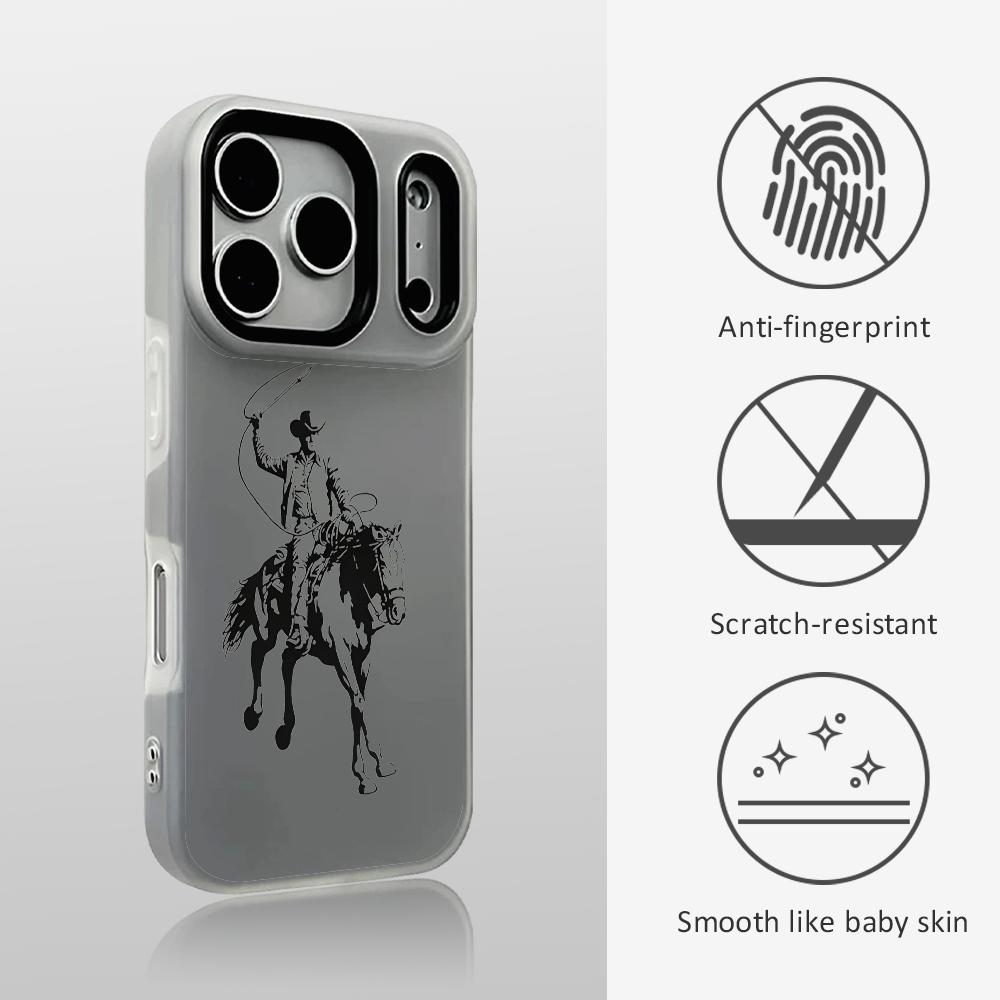 Phone Cases Unique - Western Cowboy Graphic Phone Case For
