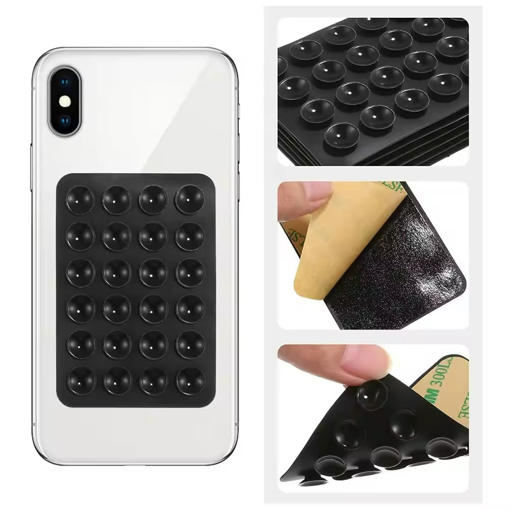 Phone Cases Silicone - حامل هاتف بكأس شفط من السيليكون،