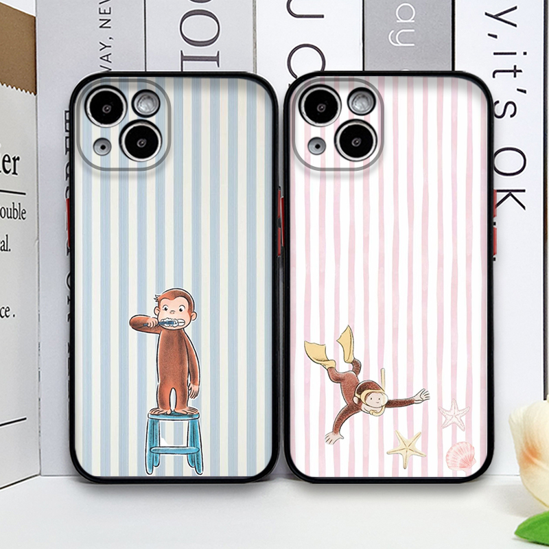 Phone Cases Xs Iphone - غطاء هاتف كرتوني مخطط على شكل