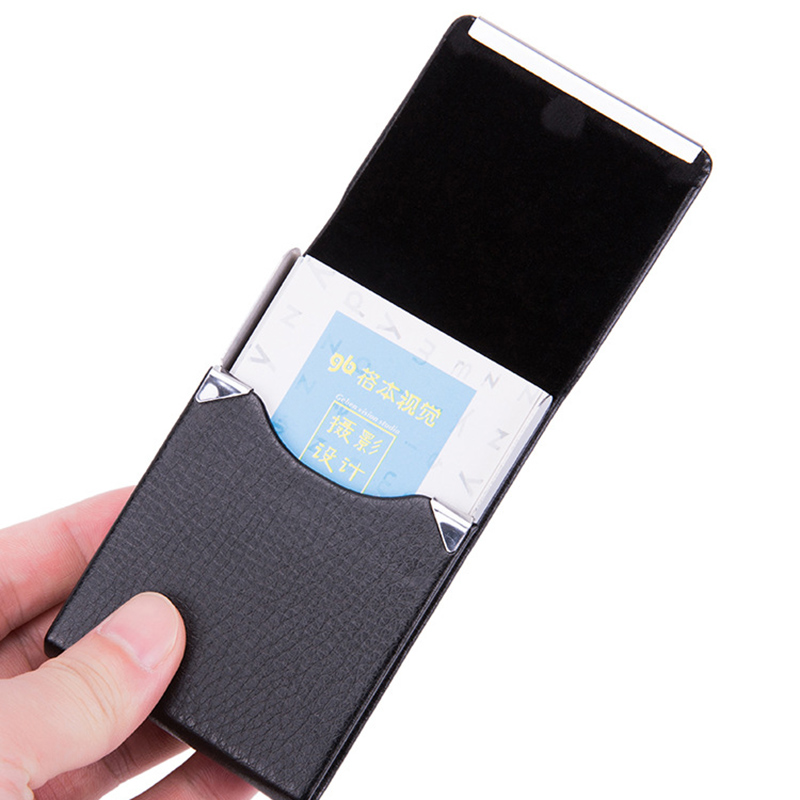 1 قطعة حامل بطاقة الأعمال رجل  - مراجعة Card Holder Slim Case وسعره