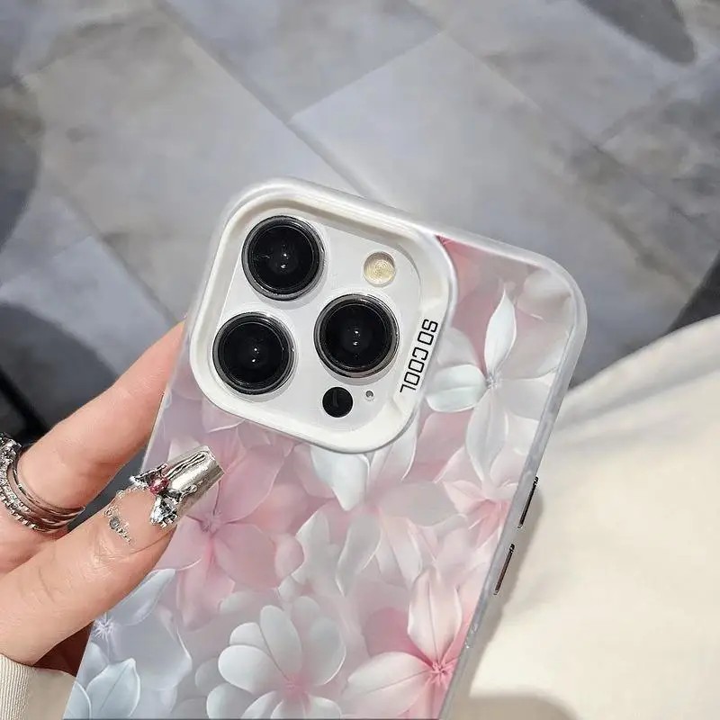 غطاء وردي مزين بالزهور لهواتف  - مراجعة Phone Cases Unique وسعره