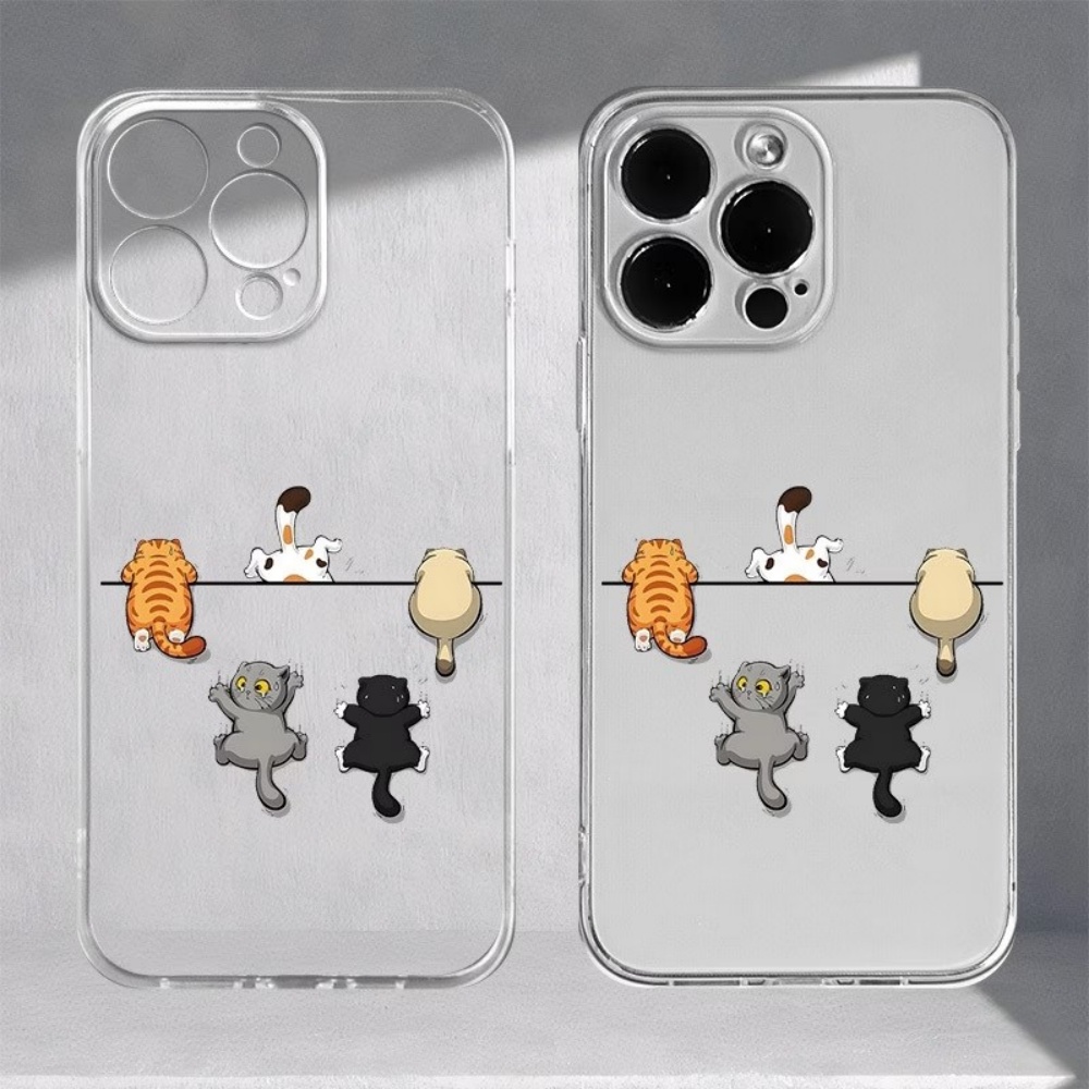غطاء هاتف بنمط خمسة قطط لطيفة  - مراجعة Phone Cases Xs Iphone وسعره