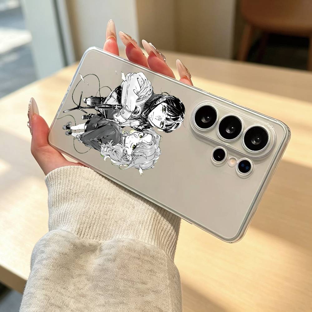 غطاء هاتف شفاف بتصميم 