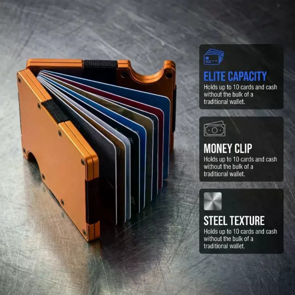 حافظة بطاقات من سبائك الألومني - مراجعة Card Holder Slim Case وسعره