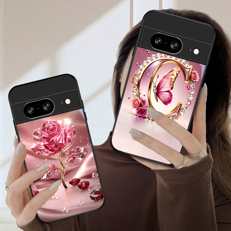 غطاء هاتف زجاجي أسود بتصميم ال - مراجعة Phone Cases Google Pixel 10 وسعره